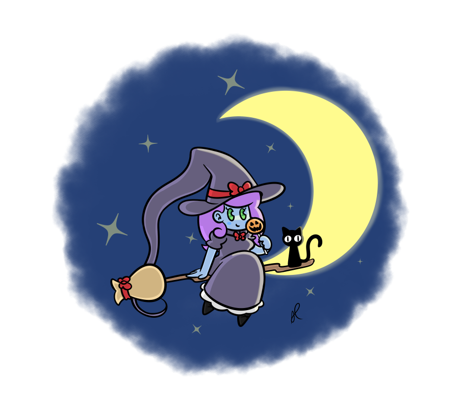 Angy cute Witch